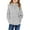 Gray, variant on Kids Girl's Fuzzy Fleece Hoodies Warm Loose Sherpa Hooded Sweatshirt Pullover With Pocket 4-14 Years