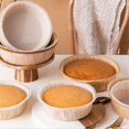 thumbnail image 4 of 10pcs Paper Baking Pan Disposable Cake Pans Heat Resistance Paper Baking Cake Pans, 4 of 4