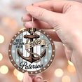 thumbnail image 4 of Captain Christmas Ornament 2025, Ornament Sailing and Boating Xmas, Boat Christmas, Christmas Ornament, Custom Name Text Gift, Circle Christmas Ornament, 4 of 5
