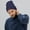 Navy, variant on Embroidered Christmas Beanie "JOY to the world" ( Primary color:Dark green;)