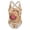 a-2Khaki2, variant on Girls Kids Round Neck Cross Back Cute Cartoon Print One Piece Swimsuit Slim Fit Beach Pool Outdoor Bathing Suit For Child Versatile Swimwear 7-8 Years