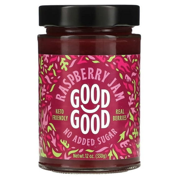 GOOD GOOD, Raspberry Jam, 12 oz Pack of 2