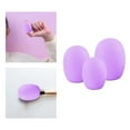 thumbnail image 4 of 3 protectores de silicona para brochas de maquillaje jinwen Cubierta de cepillo de maquillaje Púrpura claro, 4 of 8