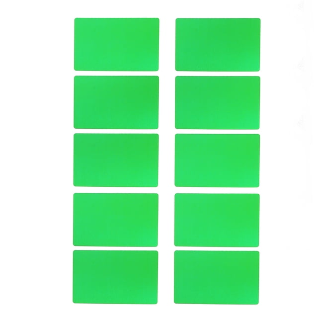 Visiting Card, Abrasion Resistant 50PCS Name Card Portable For Company Black,Blue,Red,Rose Gold,Green
