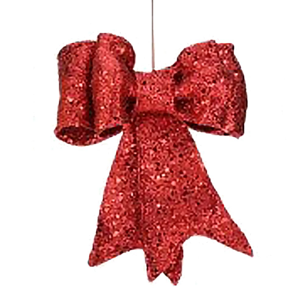Red Glitter Straw Topper Bow – Apartment 23