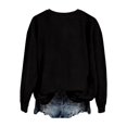 thumbnail image 5 of Xingjin Women's Halloween Sweatshirt Cute Ghost Pumpkin Graphic Crewneck Long Sleeve Pullover Casual Fall Top Soft Loose Fit Halloween Clothes for Women, 5 of 6