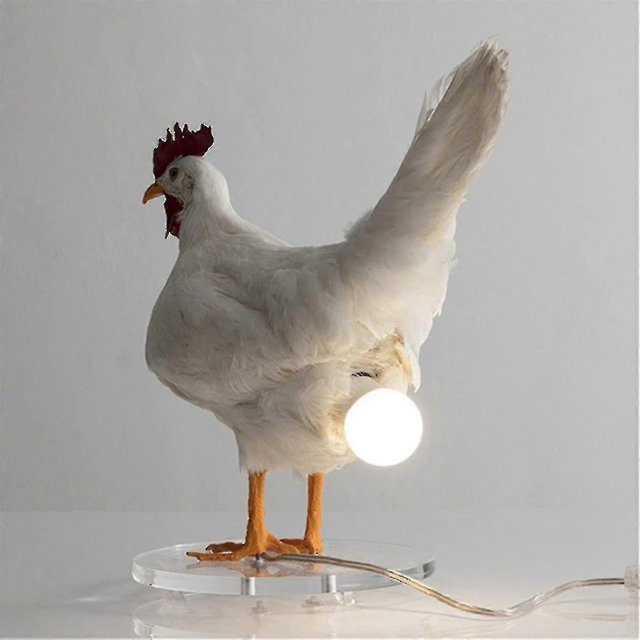 Chicken Led Lights Eggs Night Light Taxidermy Chicken Egg Desk Lamp Xianning