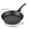 thumbnail image 4 of Cook N Home Nonstick Marble Coating Saute Fry Pan with lid, 12-inch, Made in Korea, 4 of 6