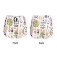 thumbnail image 5 of Vsdgher Spring Flowers Birds Print Women's Running Double Layer Shorts High Waisted with Pockets Elastic Yoga Workout Athletic Gym Sports, 5 of 8
