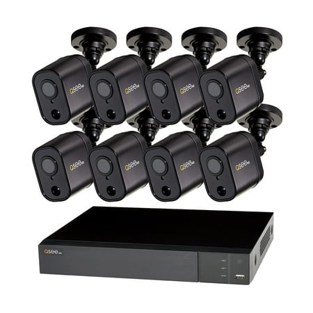 Q-See 16 Channel HD Security DVR system with 8-1080p PIR Bullet Cameras and 2TB Hard (Best Hard Drive For Dvr Expansion)