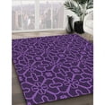 thumbnail image 3 of Ahgly Company Machine Washable Indoor Rectangle Transitional Dark Orchid Purple Area Rugs, 2' x 4', 3 of 7
