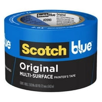 3M 2090-72NC 2.83" X 60 Yards Roll of Scotch Blue Painter's Masking Tape - Quantity of 9