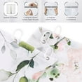 thumbnail image 6 of Spring Eucalyptus Shower Curtain, Sage Green Leaves Botanical Plants with Pink Flowers on The Top Fabric Bathroom Curtain Home Decor Waterproof Washable 12 Hooks 84.00'''' x 72.00'''' (GCI-10196), 6 of 6