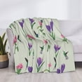 thumbnail image 4 of Throw Blanket for Couch, Hummingbird No.9090 Super Soft Fuzzy Comfy Warm Throw Blanket, Cuteness Lightweight Cozy Plush Flannel Blanket & Throws for Sofa and Bed All Season, 4 of 5