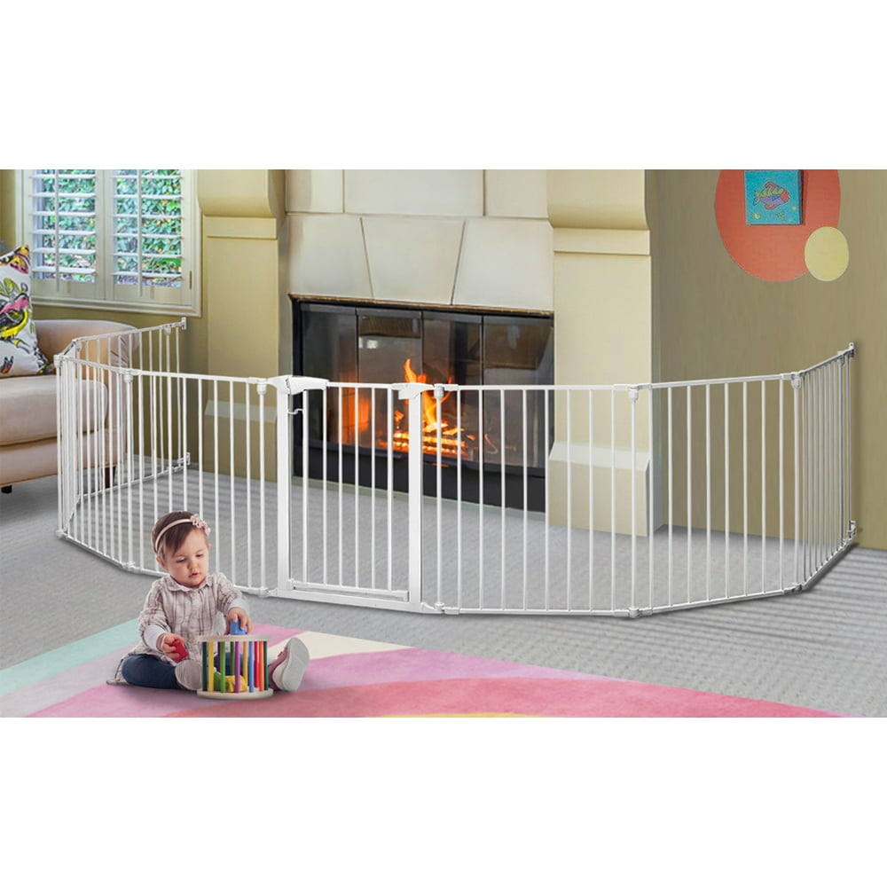 KingSo 198 inch Baby Gate Extra Wide Baby Gate Play Yard Foldable Baby