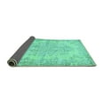 thumbnail image 2 of Ahgly Company Indoor Square Persian Turquoise Blue Traditional Area Rugs, 3' Square, 2 of 4