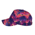 thumbnail image 5 of Naloa Original Classic Low Profile Hat Men Women Baseball Cap Dad Hat Adjustable Unconstructed Retro Palms Print Cap, 5 of 9
