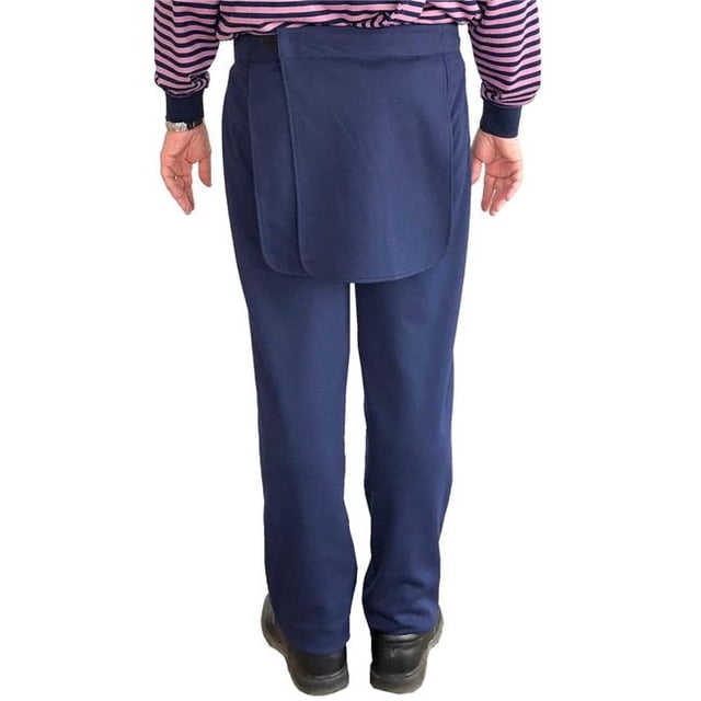 Ovidis 1-603-180-3 Back-Panel Adaptive Pants for Mens - Jack, Navy - Medium