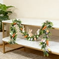 thumbnail image 6 of 6 FT Artificial Easter Garland with Eggs and Carrots, Spring Vine Flower Easter Garland Decor for Home Indoor Outdoor Party, Multi Colored Hanging Wall Decor for Mantle Kitchen Fireplace Tree, 6 of 6