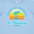 thumbnail image 4 of Inktastic Summer Enjoy the Sunshine St. Petersburg Florida in Blue Boys or Girls Baby T-Shirt, 4 of 5