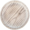 thumbnail image 4 of Vintage Raw Wood Charger Round Display Tray, 4 of 7