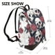 thumbnail image 2 of Fotbe Gothic Skulls And Roses Mochila Bolso con Estampado para Mujer, Mochila Antirrobo de Nylon Impermeable, Bolsa Ligera de Hombro, 2 of 4