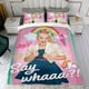 thumbnail image 4 of JOJO Siwa Conjunto de sábanas temático, trío de piezas, cómodo y amigable con la piel, diseño único, regalo de decoración para el hogar para familiares, amigos y fans,173cm *218cm, 4 of 6