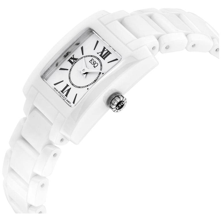 Esq Venture Quartz Movement White Dial Ladies Watch 07101385 