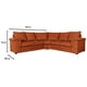thumbnail image 4 of Sala Kessa Muebles Napoles Modular Marron, 4 of 5