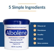 Albolene Moisturizing Cleanser -Makeup Remover-Facial and Moisturizer Fragrance Free 12.0 oz
