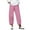 Pink, variant on Lroveb Linen Pants for Women Plus Size High Waisted Summer Beach Lounge Pants Pants Cotton Casual Home Female White