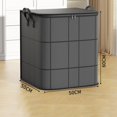 thumbnail image 3 of Fmbmuo Storage Bags For Moving Extra Large , Reusable Storage Bins With Lids Cube Storage Organizer For Quilts Bedding Clothes, 3 of 7