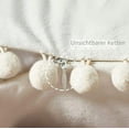 thumbnail image 4 of Funda de almohada con forma de bola de pelo de 2 piezas, color blanco, 45 x 45 cm (sin relleno de almohada), 4 of 7