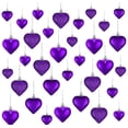 thumbnail image 1 of Adornos de guirnalda para árbol de Navidad, colgante pequeño, regalo de San Valentín, 4,5 cm, forma de corazón de amor galvanizado, bola de color, 1 of 6