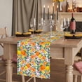 thumbnail image 2 of Table Runners 48 Inches Long Dress Scarves, Orange Lemons Farmhouse Kitchen/Dining Table Runner, Short Coffee Tablerunners, Summer Botanical Pastoral Elegant 13x48 Inch, 2 of 9