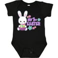thumbnail image 3 of Inktastic My 1st Easter with Bunny and Easter Basket Girls Baby Bodysuit, 3 of 5