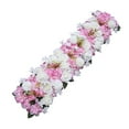 thumbnail image 1 of Panel de flores de fondo, mesa de comedor de flores de seda, centro de mesa, panel floral, rosa artificial para puerta de pared de recepción de, 1 of 9