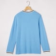 thumbnail image 3 of StSilkitty Long Sleeve T-Shirts for Men Textured V Neck Slim T Shirt Lightweight Soft Stretch Pullover Tops, 3 of 6