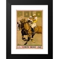 thumbnail image 2 of Oscar Rabe Hanson 11x14 Black Modern Framed Museum Art Print Titled - Polo, by the North Shore Line (1923), 2 of 5