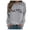 Grey, variant on Valora Product Women's Hoodies Sweatshirts | Women's Fashion Warm Top Blouse Letter Printed Long-sleeved Sweatshirt Casual Loose Soft Eleganst Blouse Pullover Black S