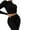 Black, variant on TTUHYWXI Women’s Casual 2 Piece Outfits Sexy Bodycon Long Sleeve Crop Top with Long Pants Tracksuit Set Jumpsuits (White, XL)