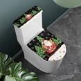 thumbnail image 2 of HELLHERO Christmas Toilet Covers Set for Universal Polyester Fabric Soft Stays in Place Dustproof Fits All Toilet Shapes Elastic Installation Keep Dust Stain, 2 of 7
