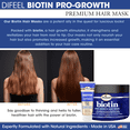 thumbnail image 2 of Difeel Biotin Pro-Growth Hair Mask 12 oz., 2 of 8