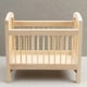 thumbnail image 2 of Cuna de bebé de madera con bambú a escala 1:12 de Dollhouse Furniture, 2 of 3