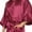 Maroon, variant on Intimo Mens' Classic Satin Robe Loungewear Sleepwear Bathrobe