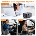 thumbnail image 2 of FOUKUS Heated Lunch Box 2L Electric Lunchbox for Adults - Self Heating Portable Food Warmer with Stainless Steel Containers, Insulated Bag & Cutlery Set - Car & Office Bento Heating for Men at Work, 2 of 6