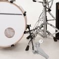 thumbnail image 1 of FONWILYO Kit de Pédales de Tambour Blanc Pédale de Pied de Tambour Angle de Marteau Réglable 1ensemble, 1 of 8