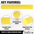 thumbnail image 4 of CanDo Twist-n' Bend Flexible Resistance Bars For Grip And Forearm Strengthening, Physical Therapy, Rehabilitation, Golf Training, Tennis Elbow, Injury Recovery, and Pain Relief, 4 of 6