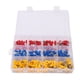 thumbnail image 1 of Conectores de engarzado de desconexión rápida, 240 piezas Conectores eléctricos de terminales de anillo mixto Kit de terminales de anillo mixto Confiabilidad excepcional, 1 of 8
