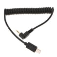 thumbnail image 2 of 2x cable de obturador remoto en de 2,5 mm a cámara S2 para A6000 HX300 RX100 Ⅵ A75 A58 -3 negro Sunnimix Cable del obturador remoto de la cámara, 2 of 7